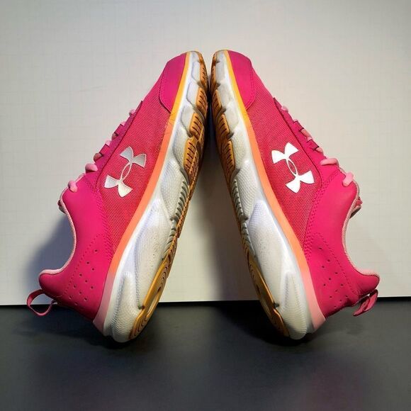Girls UNDER ARMOUR Assert 8 Pink Running Shoes / Size 7Y - Picture 7 of 10